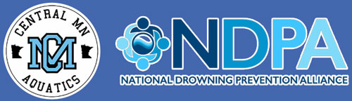 Central MN Aquatices & National Drowning Prevention Alliance logos